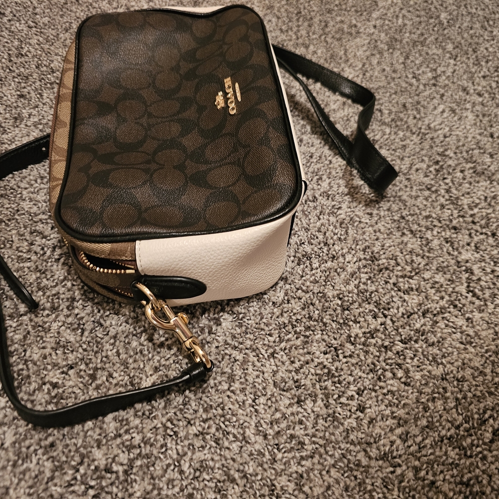 Coach Black and Brown Crossbody Bag - Picture 2 of 3